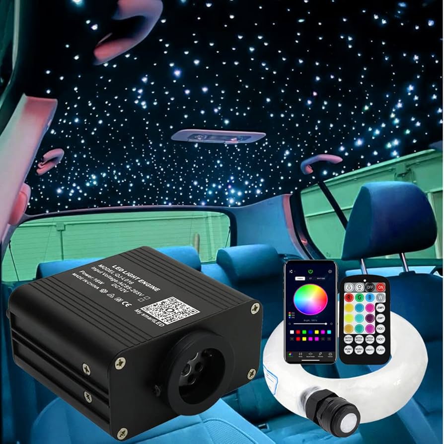 AZIMOM 16W Twinkle & Sound Activate 550pcs*0.03in*9.8ft