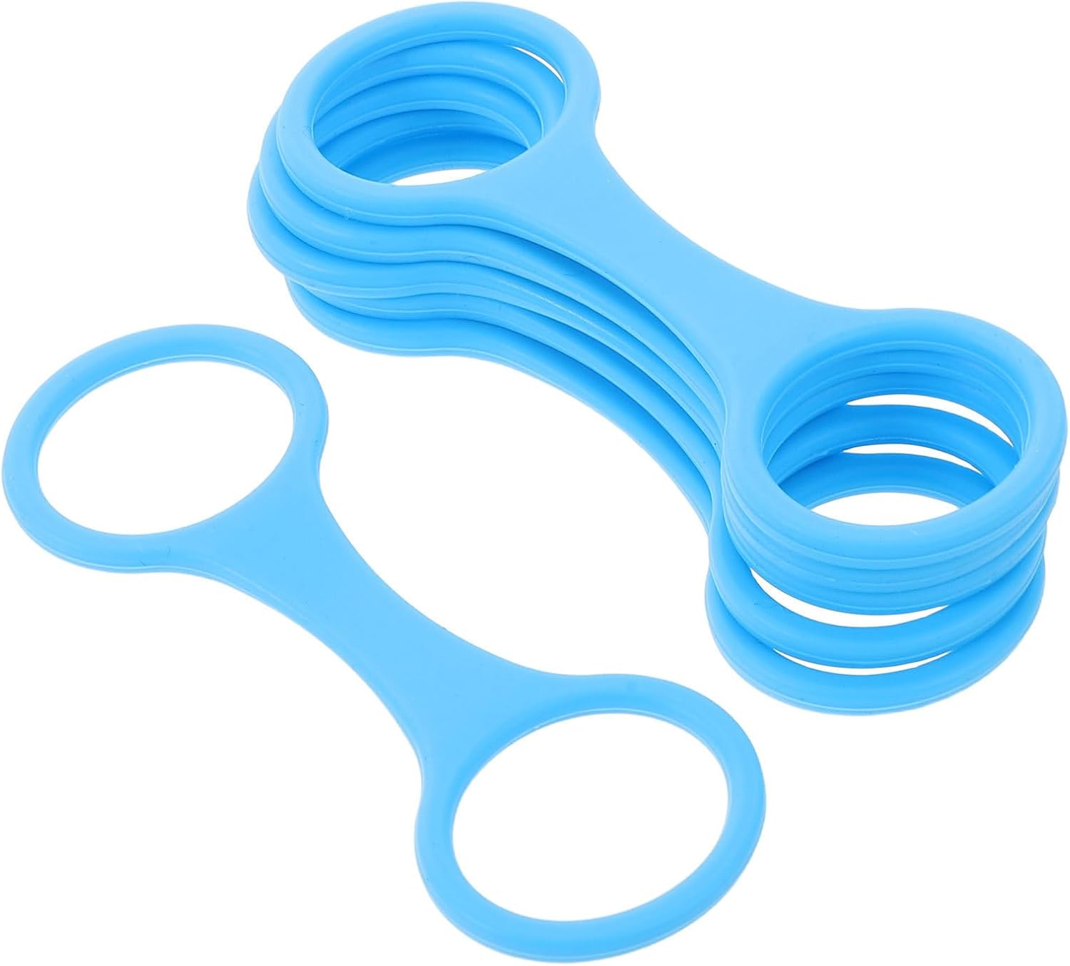 Alipis 6pcs Silicone Quick Release Snorkel Clips for Diving Adventure and Underwater Activities, Reliable Dive Gear Retainer and Snorkel Lock Attachment for Scuba Mask Strap Keeper