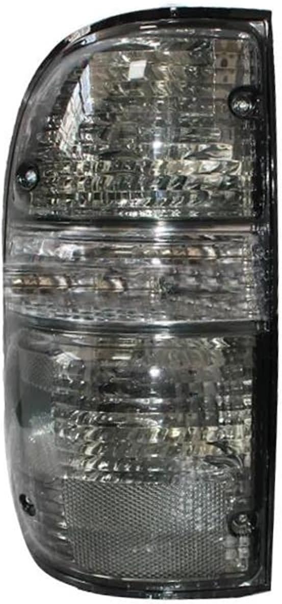 Car Rear Lights Upgrade 1Pair Car Rear Tail Lights with Harness and Bulb Brake Signal Lamp for Toyota Tacoma 2001 2002 2003 2004 8156004060 8155004060(Black,Left)