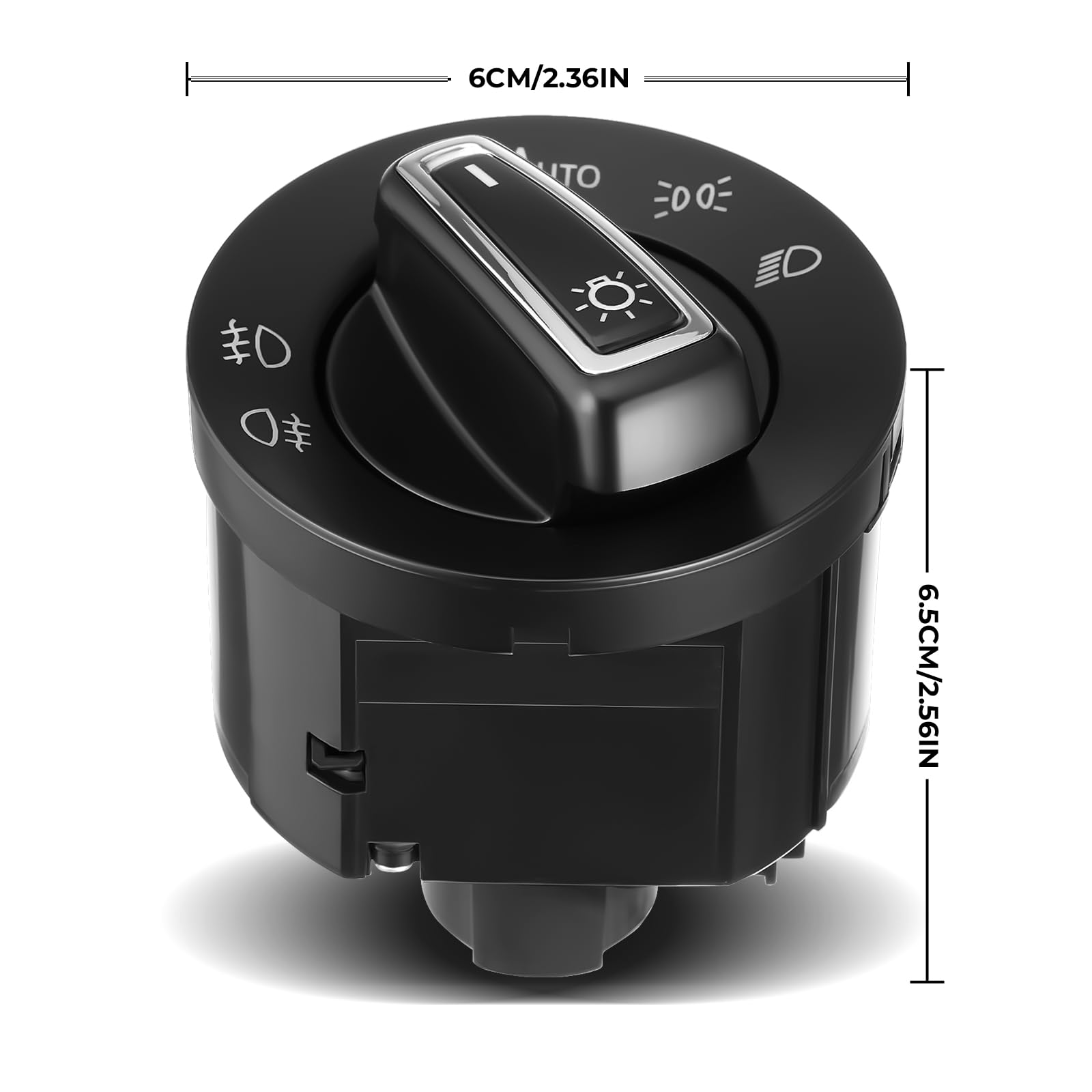Scheinwerferschalter mit Automatischer Lichtsensormodul Kompatibel mit VW Golf MK5 MK6 Jetta Touran Passt, Scheinwerfer Steuerschalter Lampenschalter 1Z0941431K