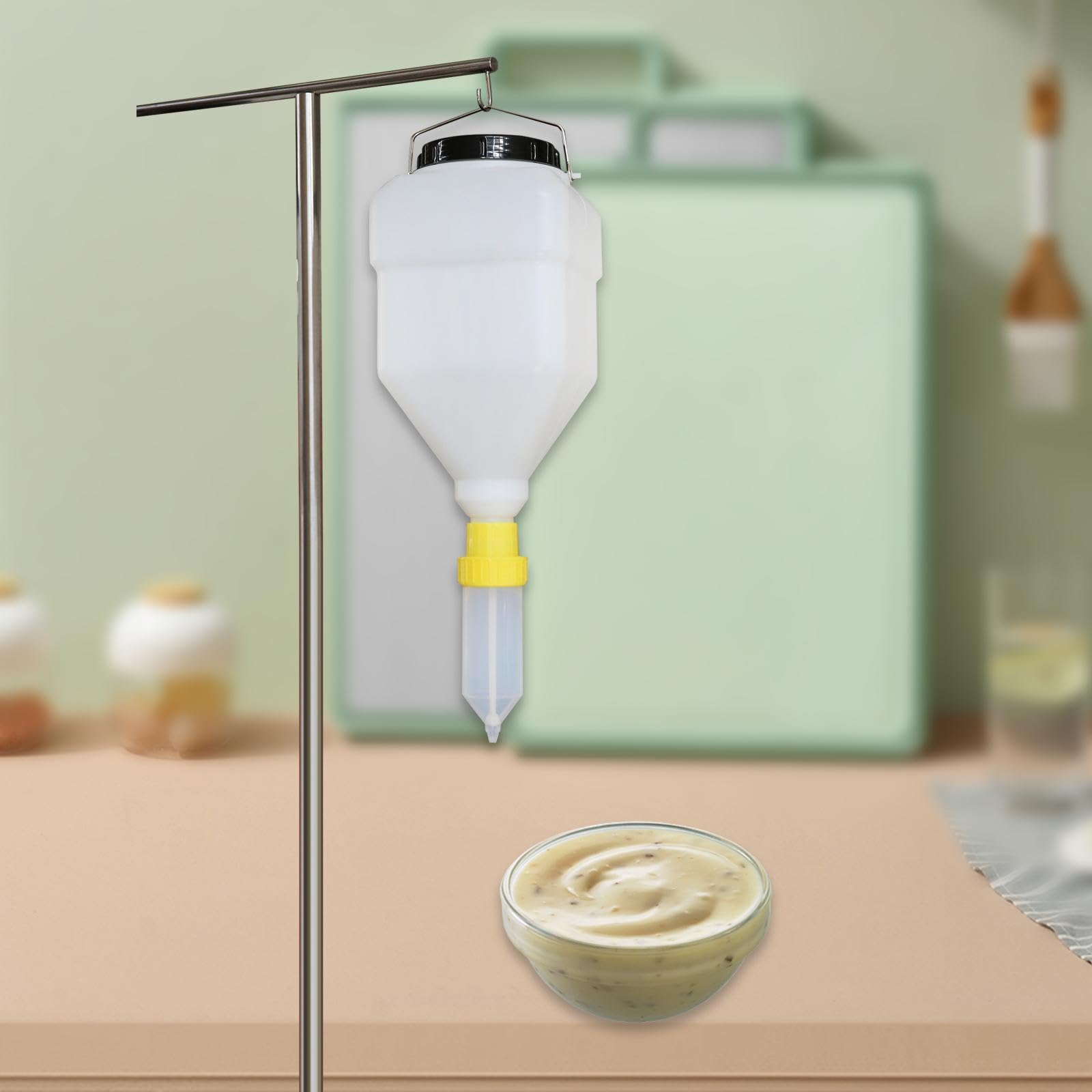 Dispensador de Salsa Colgante, for Cocina, Barbacoa al Aire Libre, Asar y cocinar, Botella exprimible fácil de Usar for Salsas, aderezos y condimentos