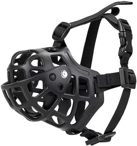 Bozal de silicona para perros grandes, protege la boca de Labrador, pastor alemán y doberman