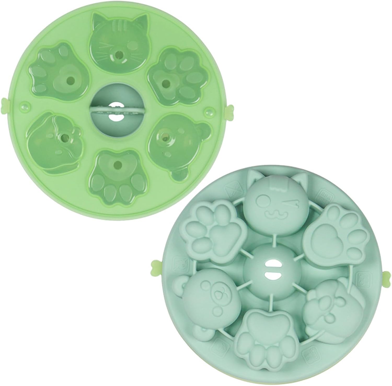 VAZZIC Baby Supplementary Food Box Silicone Steamed Cake Mold Infant Steamed Cake Point Infant Rice Cake Tool