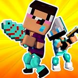 Noob vs Pro challenge is this time against the cubic pixel zombies. You'll have various weapons like swords, bows, bazookas, dynamites, and more items.