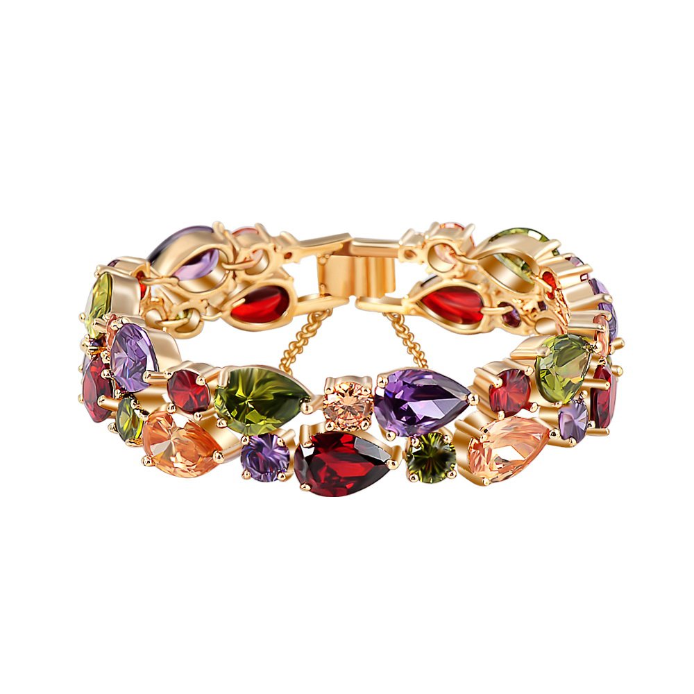 Jewels Galaxy Gold Plated Bangle for Women