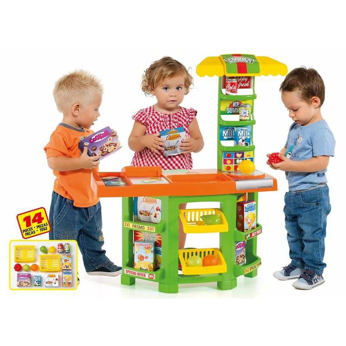 MOLTO | Supermercato dei giocattoli per ragazze e ragazzi con accessori | Giocattoli educativi per bambini | A partire da 18 mesi.