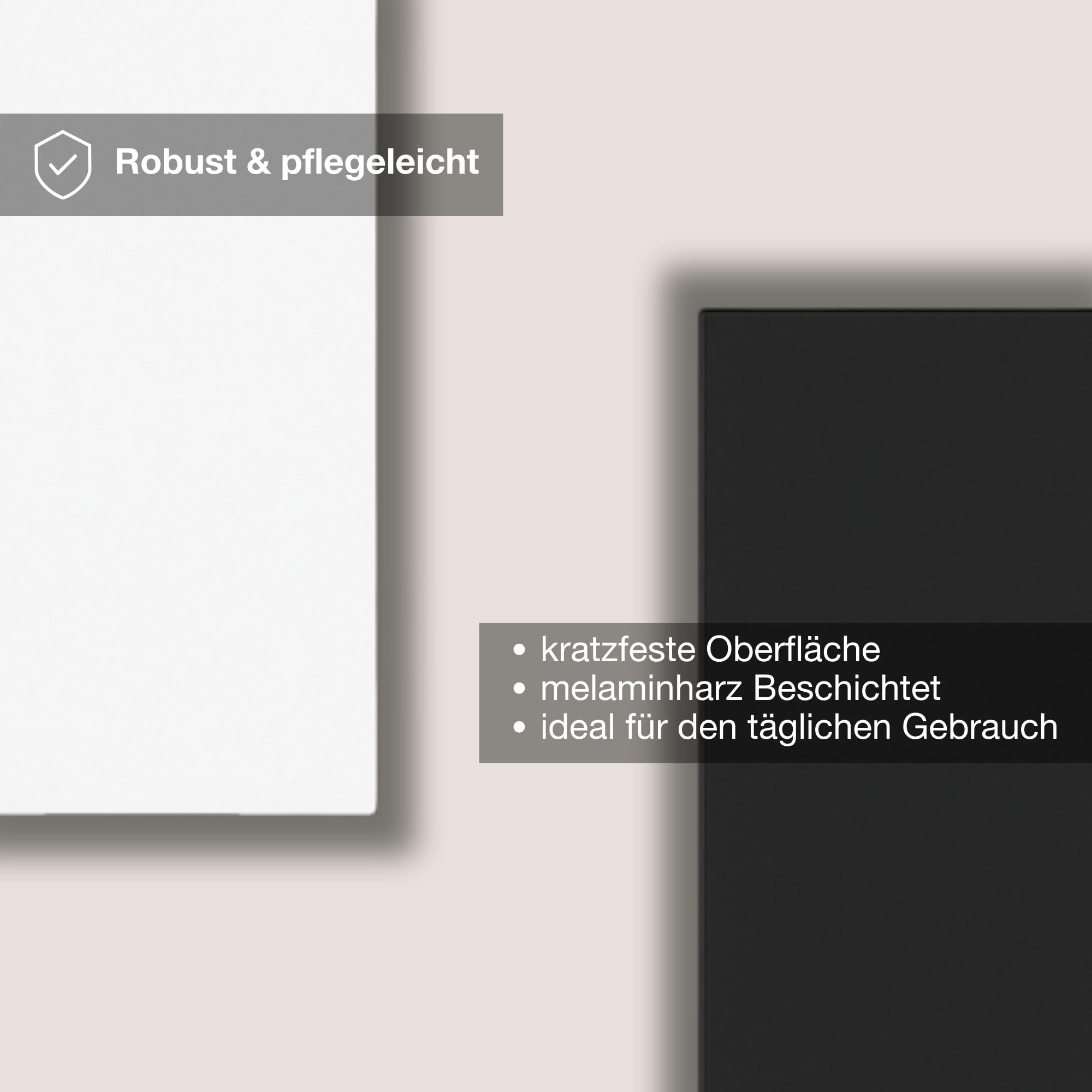 ASSMANN Sekretär Cubas Basic 74x80cm Anthrazit Schwarz Anthrazit, TÜV-Zertifiziert, einfache Montage für Homeoffice