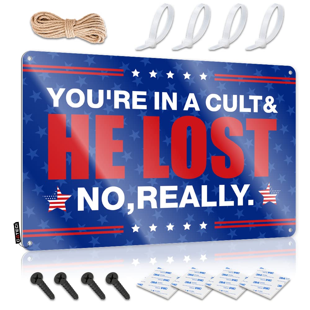 Fzfn Colour You're In A Cult And He Lost No Really Waterproof Aesthetic - Stitch Decor Wall Art Decoration(20X30cm)