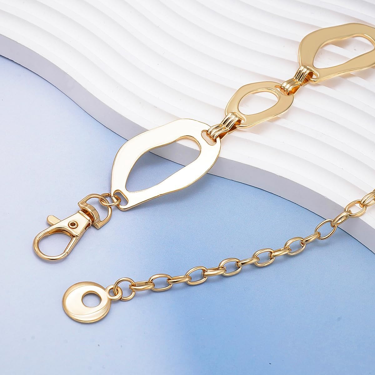 Suyi Waist Chain for Women Ladies Chunky Chain Belt for Dresses - Image 5