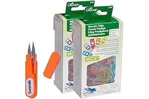 Wonder Clips, Assorted Colors - Secure Hold for Sewing, Quilting, Binding, Knitting