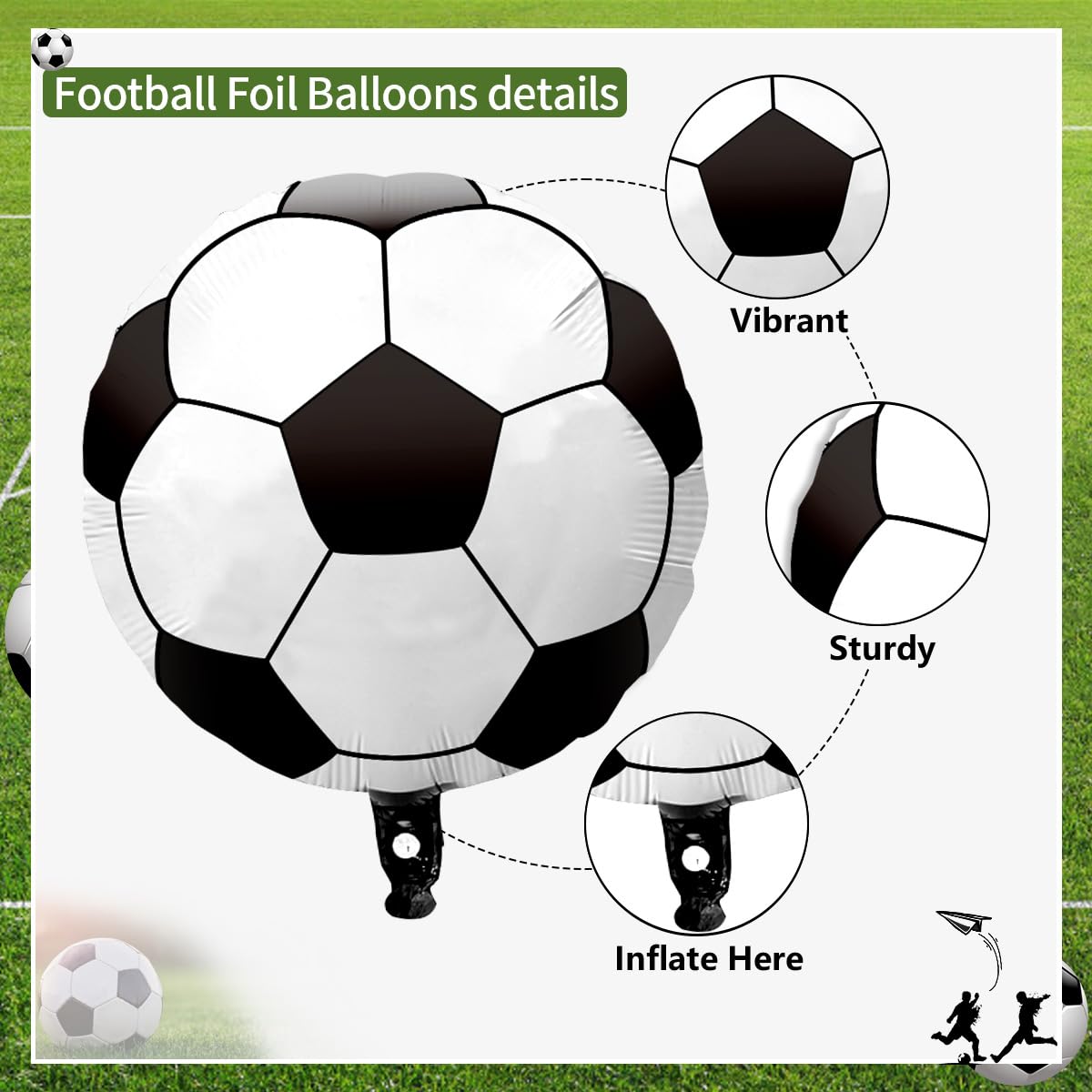 2 striscioni di compleanno personalizzati calcio sport bambini festa bambino poster decorazione