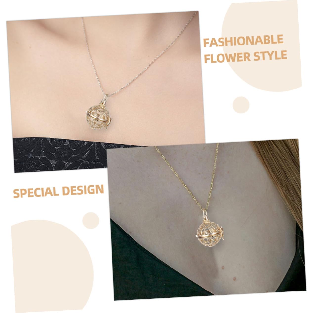 GALPADA 15piezas Colgante Difusor De Aromaterapia De Locket De Esencial Hueco Color Dorado Para Perfumes y Mezclas Aromáticas Diseño Único y Personalizable