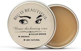 SSF Organics- Big is Beautiful | Eyebrow Regrowth Wax | Primer. Natural Castor, Rosemary, and Patchouli Oil Blend.