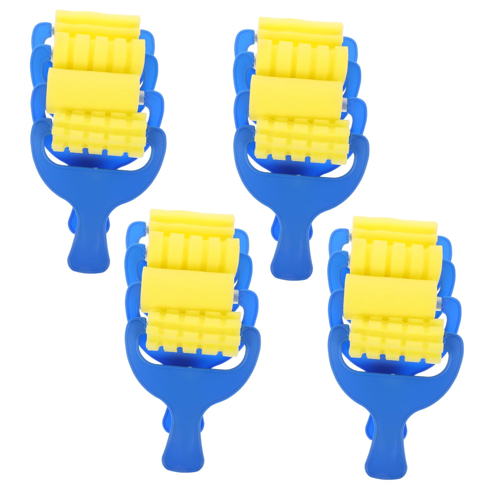 KOMBIUDA 12Pcs Painting Tool Sponge Roller Brushes for for Creative DIY Crafts Encourages Imagination Fun Painting Activities for Boys