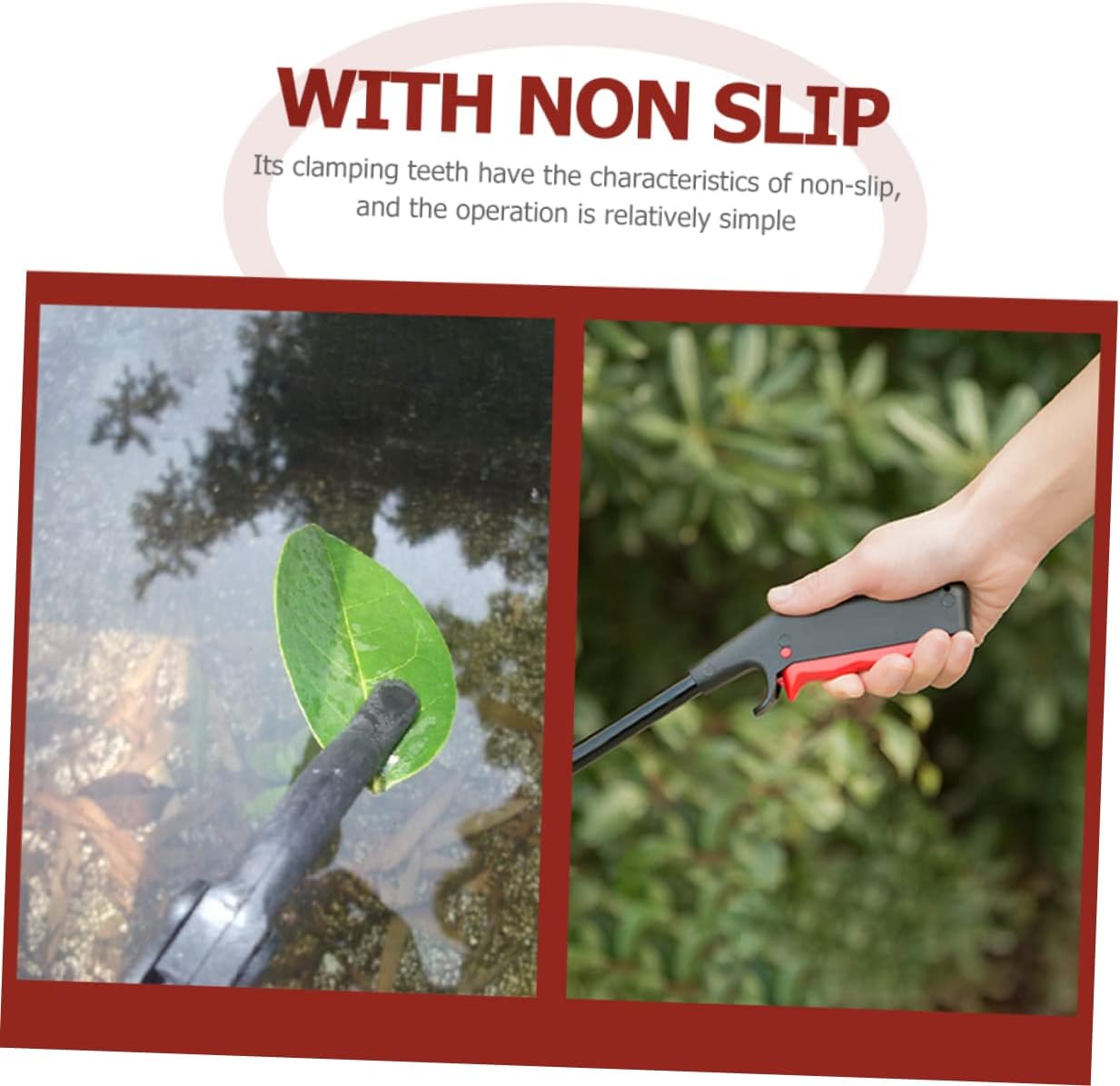 ORFOFE Litter Picker Trash Gripper for Outdoor Use Metal Grabber for High Shelves Durable and Easy to Use