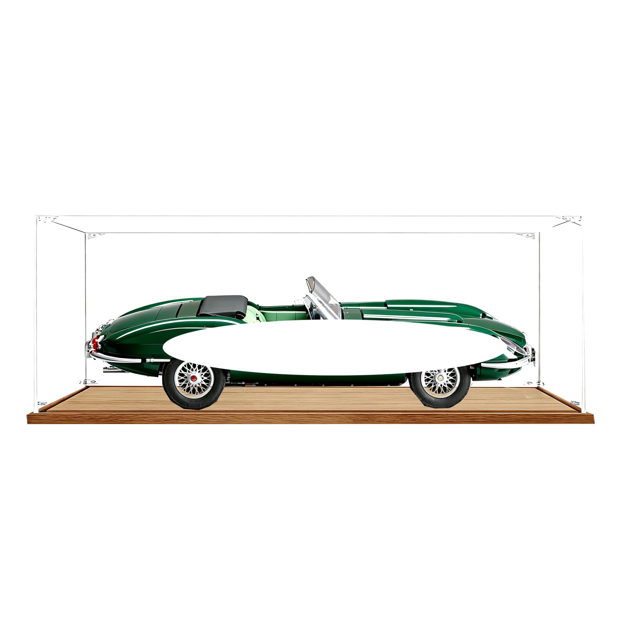 Clear Acrylic Showcase Box for Le-go 11381 Sets (Wood 3mm)
