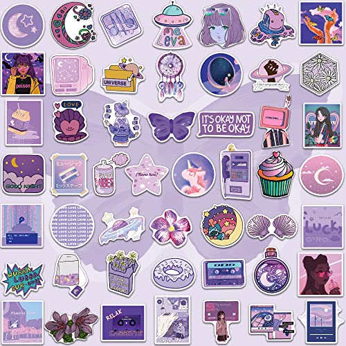 100Pcs Cute Stickers For Kids Pink Kawaii Water Bottle Stickers For Laptop Hydroflask Skateboard Waterproof Aesthetic Stickers For Teens Boys Girls #TOP2