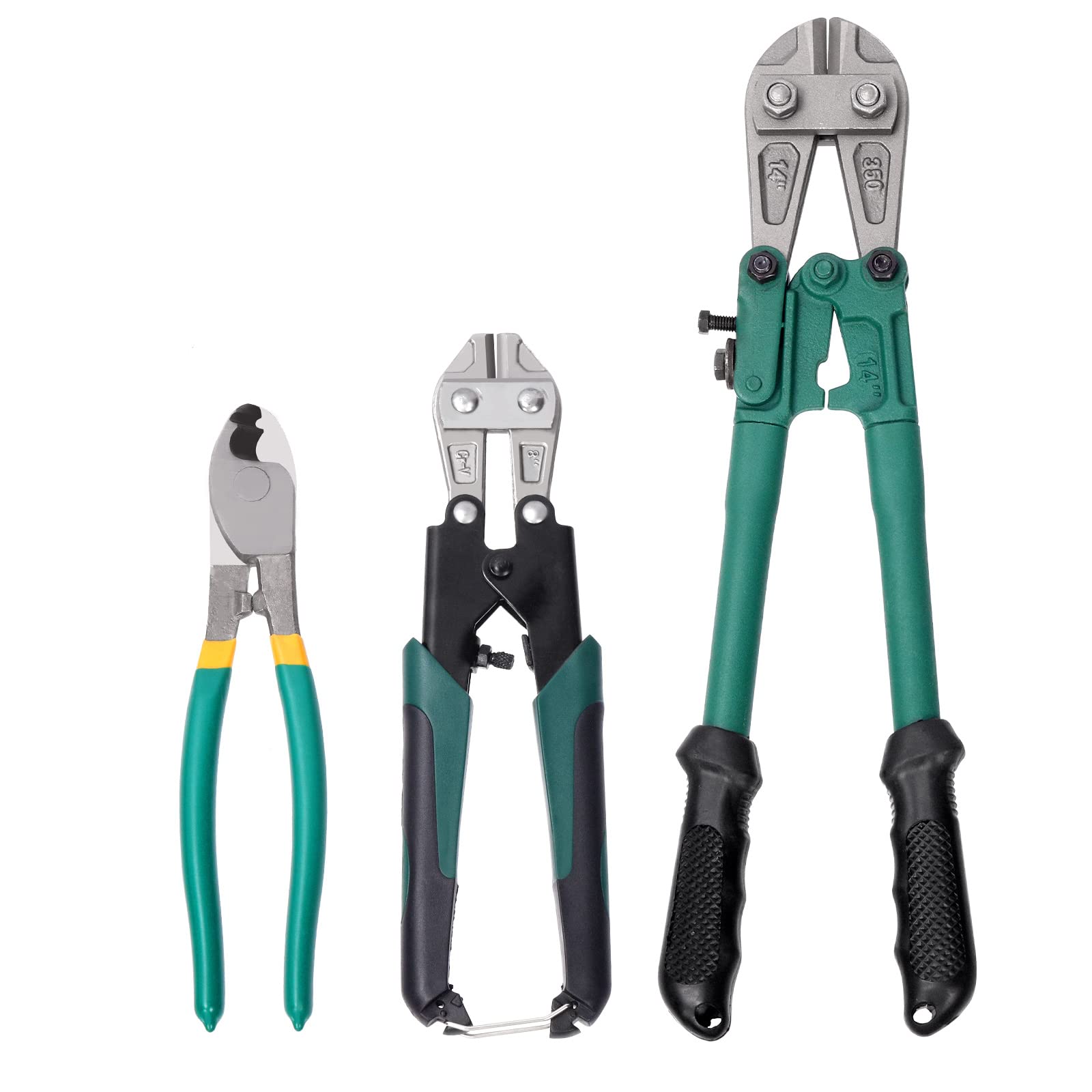 Buy Swpeet 3Pcs Bolt Cutter and Cable Cutters Pliers Set, 8 Inch Bolt