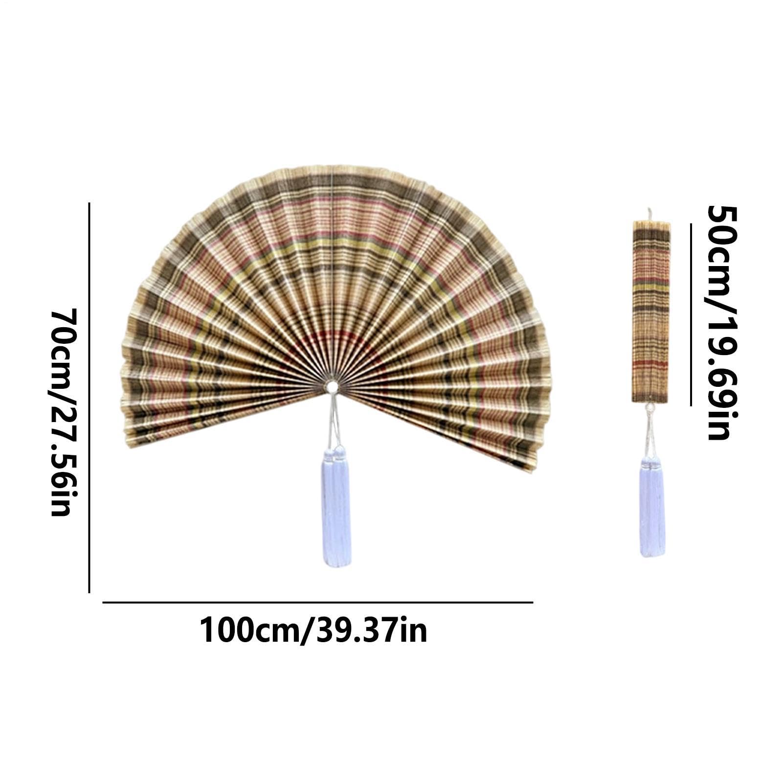 Décorations Murales d'Éventail Grand Ornement Suspendable Pliable 100 cm