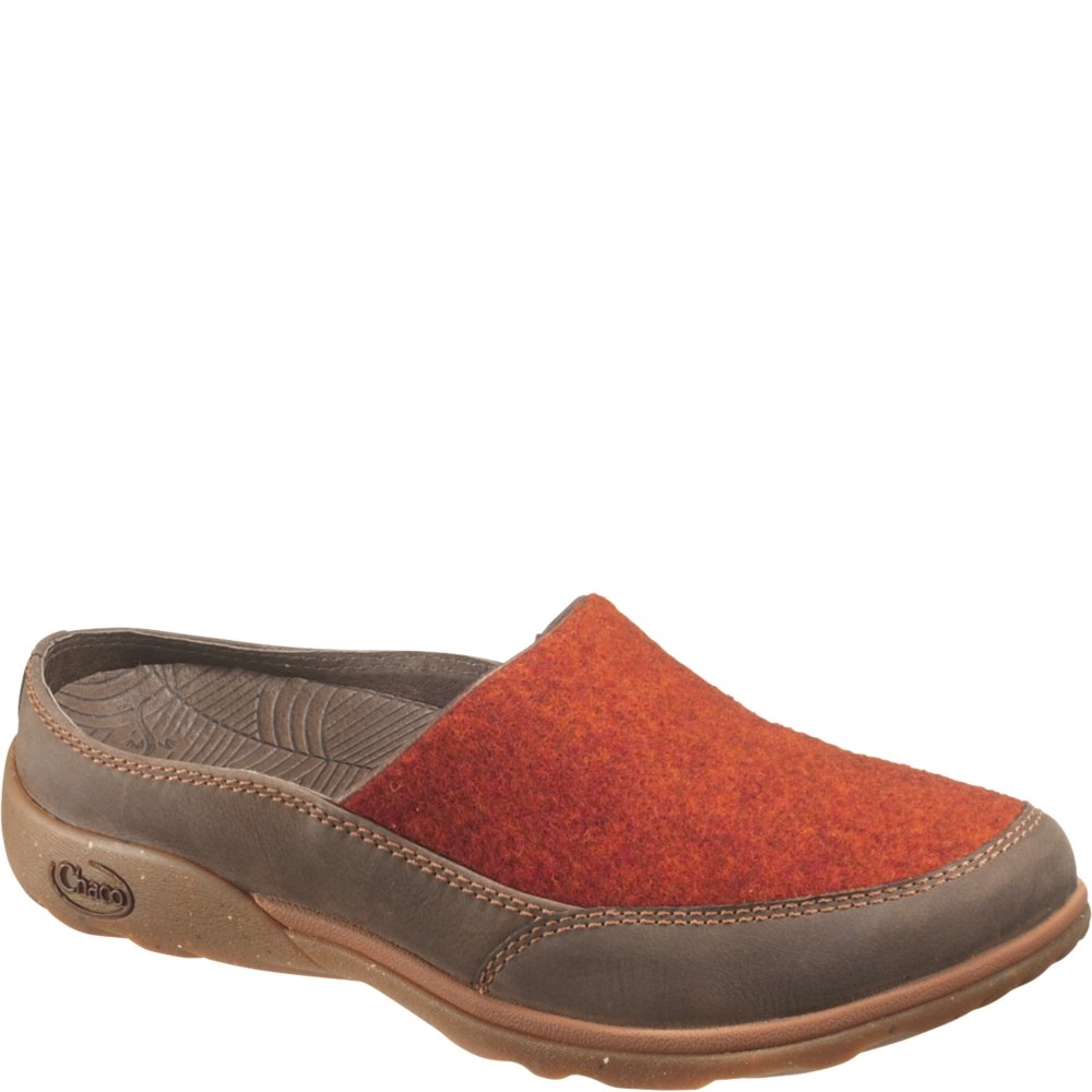 Chaco Women's Quinn Shoe, Brick Red, 6 M US