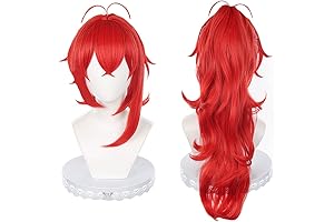 Anime Cosplay Wig: Diluc's Signature Style for Immersive Play