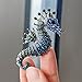 NOIAFZY 2Pcs Elegant Shiny Rhinestone Seahorse Brooch Retro Sparkling Sea Animal Casual Brooch Pins for Fashion Clothing Accessories