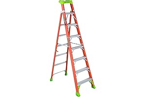 Louisville Ladder 8 Foot Fiberglass Cross Step Ladder
