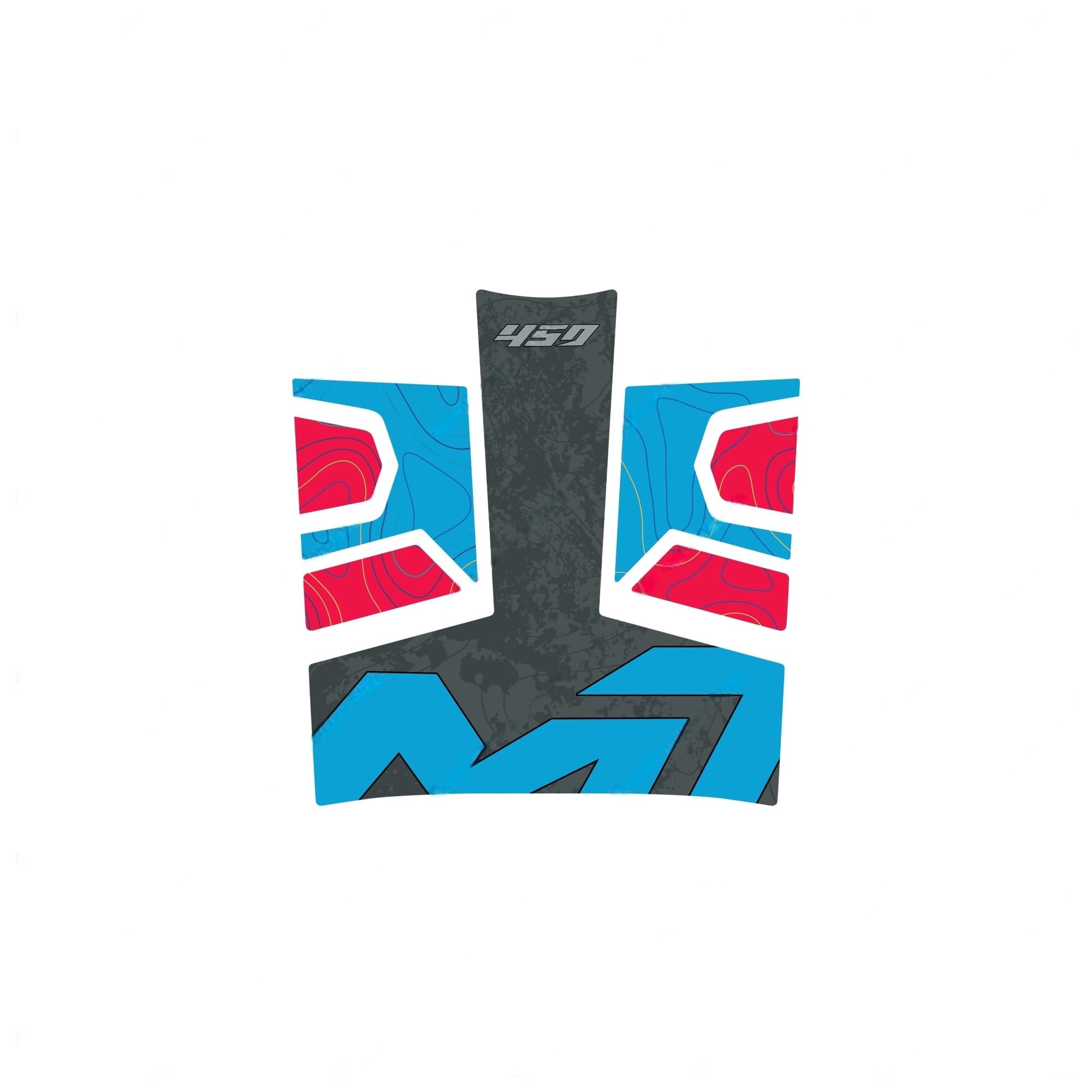 Motorbike Tank Protector for CF&MO&to 450MT 450 MT 450mt Motorcycle Side Decal Gas Knee Grip Protector Anti Slip Sticker Tank Traction Pad Anti-Scratch