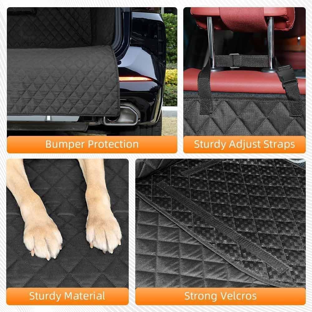 Copribagagliaio Auto Cane per Dodge Journey Hornet, Telo Protezione Bagagliaio Cani Impermeabile con Paracolpi Copertura Sedile Posteriore