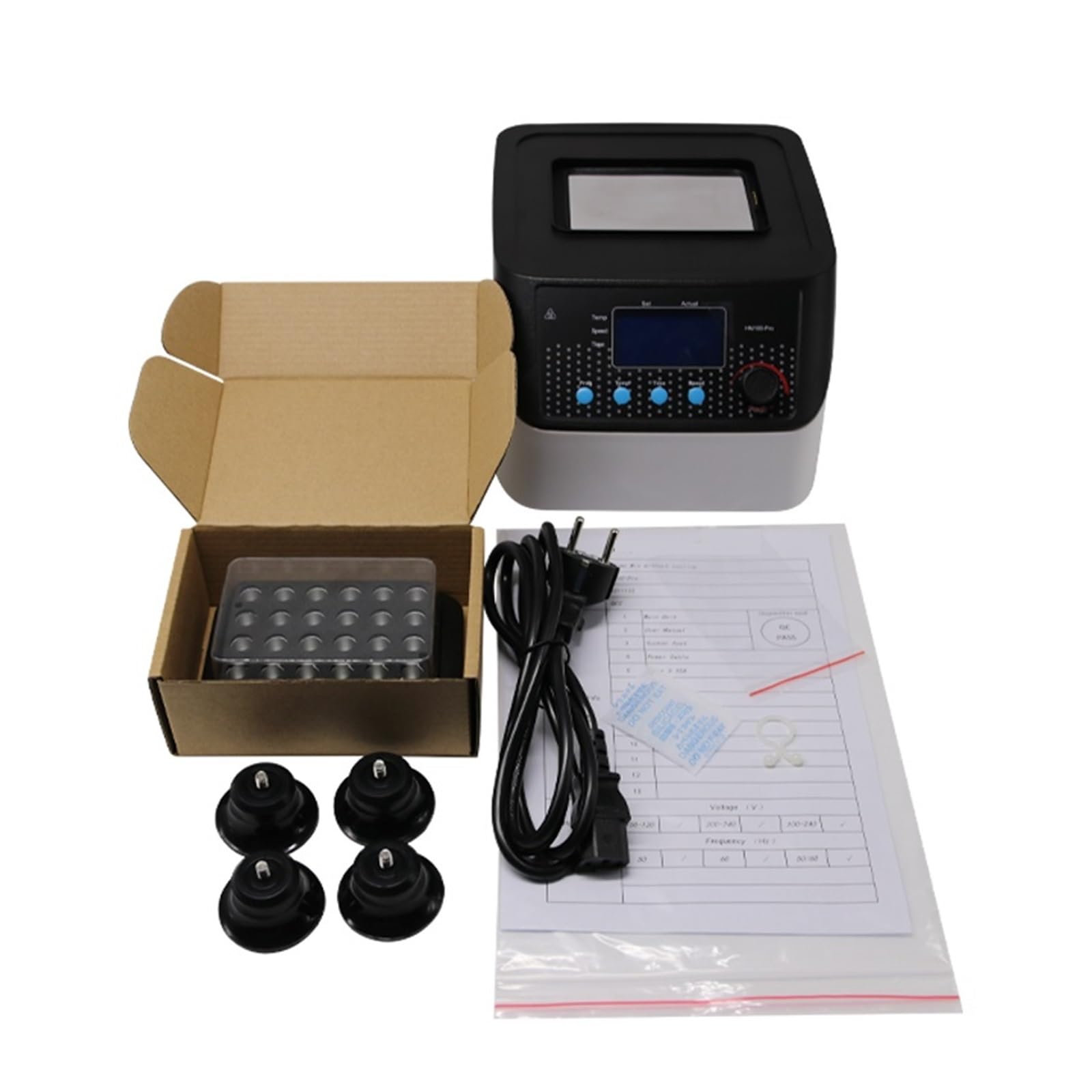 Agitador de laboratorio, Mezcla Térmica De Baño De Metal LCD Con Bloque Calefactor, Ajuste De Velocidad De Baño Seco, Equipo De Calefacción De Laboratorio, HM100-Pro De Mezcla Y Agitación