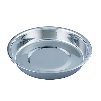 QT Dog Puppy Stainless Steel Pan, 14