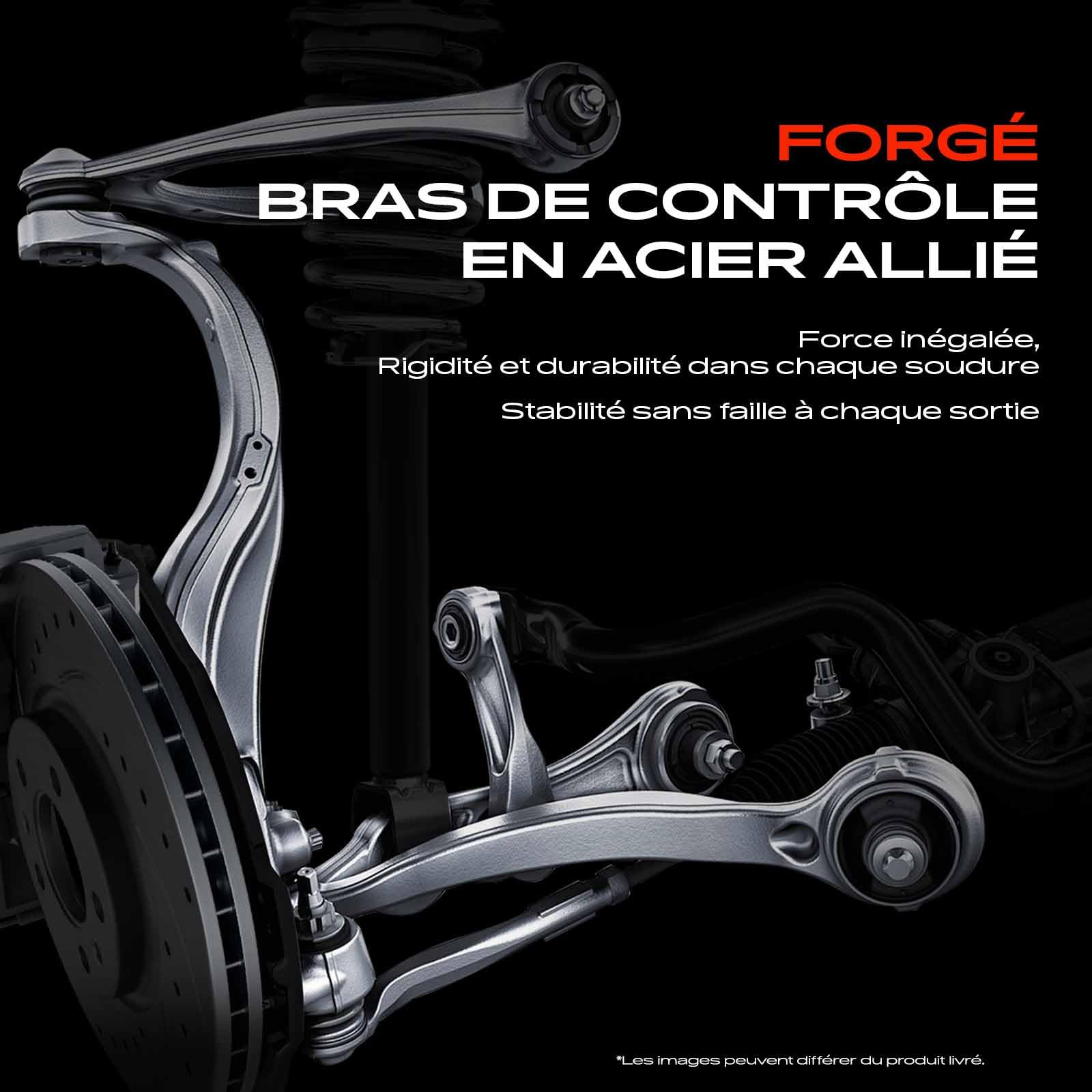Frankberg 8x Bras de suspension, biellette de direction, barre | Compatible avec: ,,,Série 3 Touring E91,Série 3 Cabriolet E93,,,