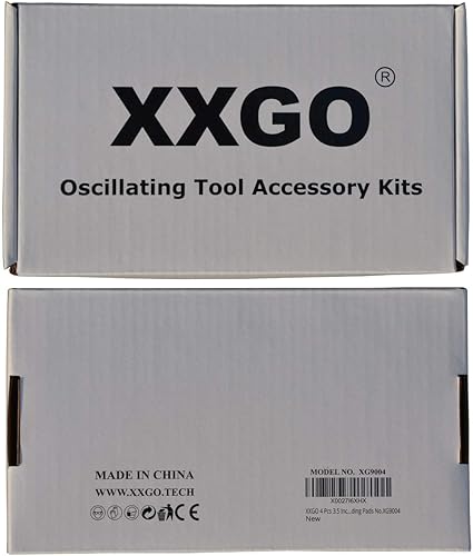 Miniatura 25 de XXGO 100 piezas de 80 granos de 3-1/2 pulgadas 3.543 in triangular gancho y bucle multiherramienta papel de lija para lijado de madera, ajuste