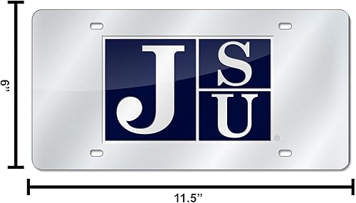 Miniatura 246 de Rico Industries Placa de matrícula de metal con incrustaciones láser de Florida Gators de la NCAA plateado,Alternativo,Negro -,Negro/Plata,Azul,azul