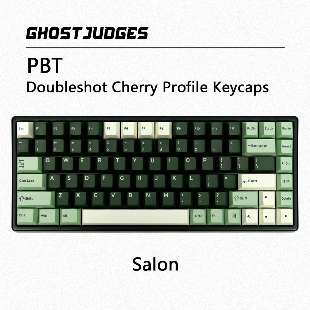 Amazon.com: GJ Salon Keycap PBT Doubleshot Cherry Profile for mx