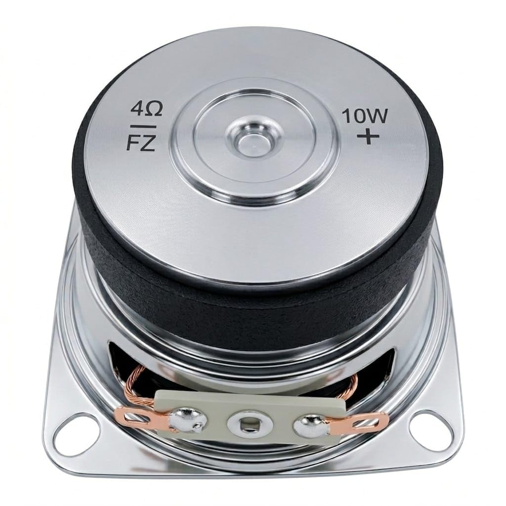 wrens 2 inch 10watt woofer speaker 4 ohm mini bass driver high sound for bluetooth home car audio system (pack of - 1)