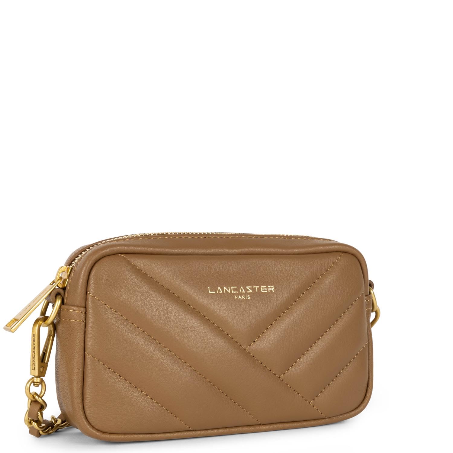 LANCASTER Mini etui na smartfona - Miękki wyściełany Camel