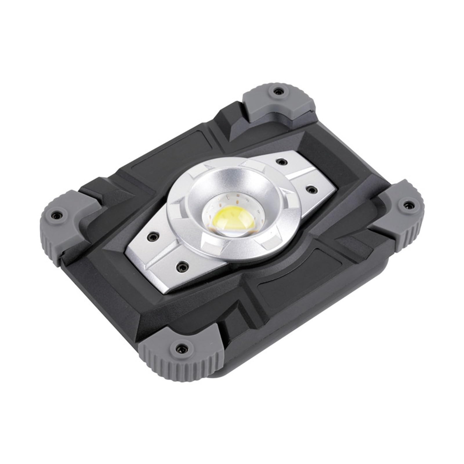 Naświetlacz LED, Światło Halonowe LED 10W Robocze COB Chip Reflektor Zewnętrzny Oświetlenie Poszukiwawcze USB Akumulatorowa Lampa Ostrzegawcza(With battery)
