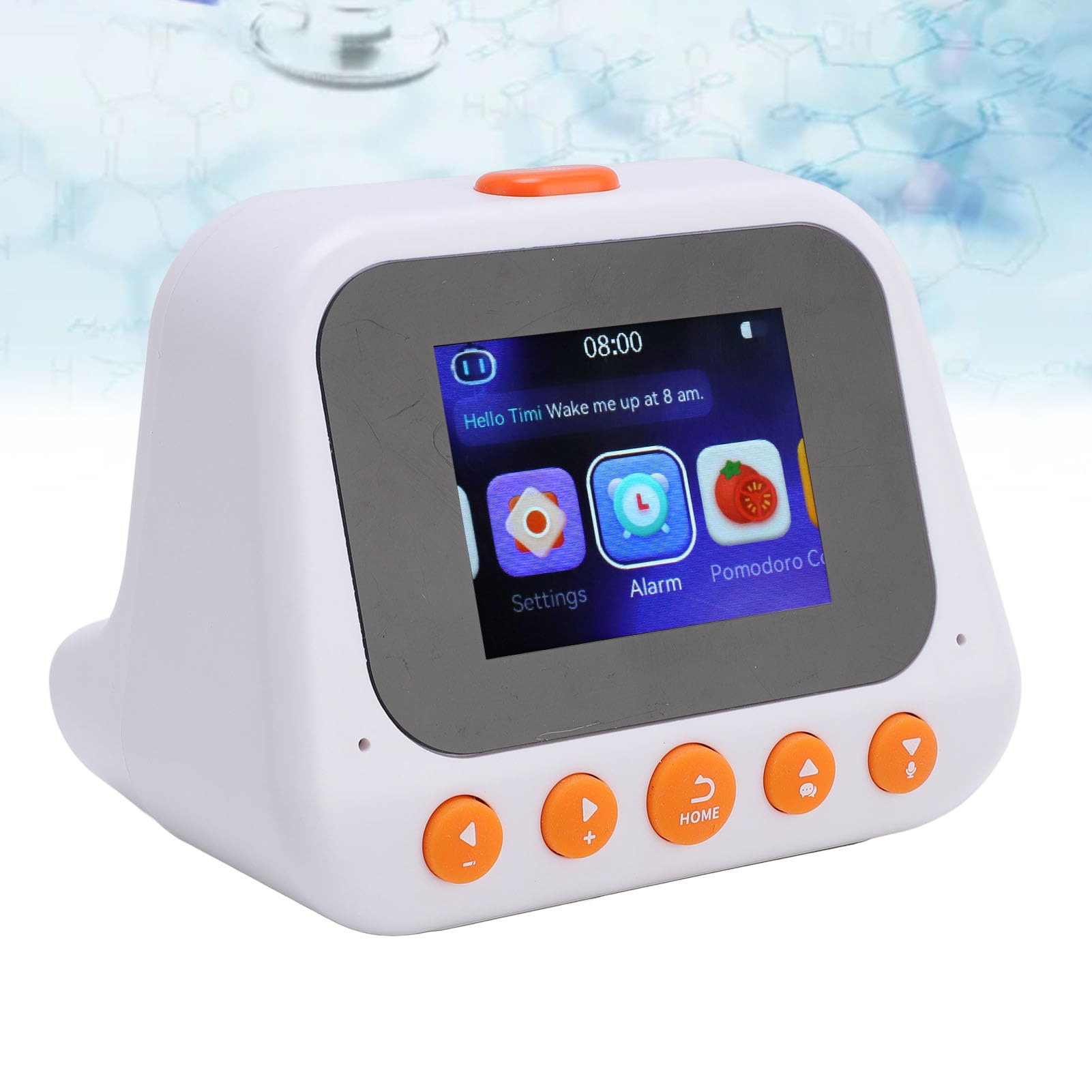 Reloj de Tiempo de Voz AI, Máquina Educación Temprana Traducción Multifuncional con Función Recordatorio para Niños