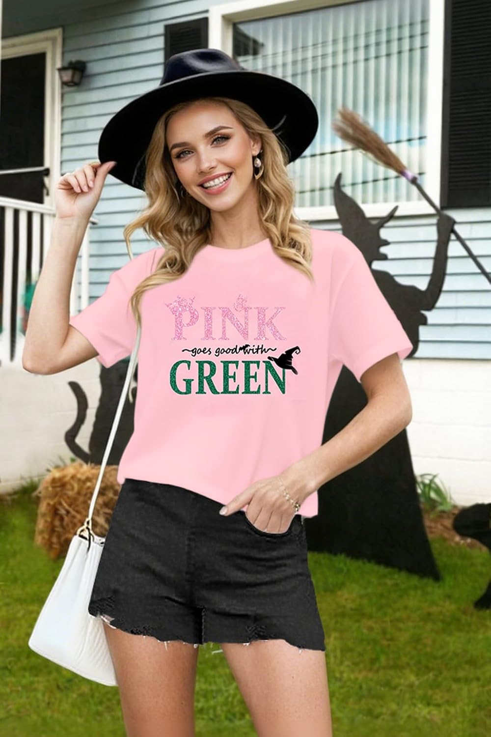 Musical Shirt Women Pink and Green Shirts Changed for Good T Shirt Musical Movie Fan Gifts Tee Casual Short Sleeve Tops - Image 2