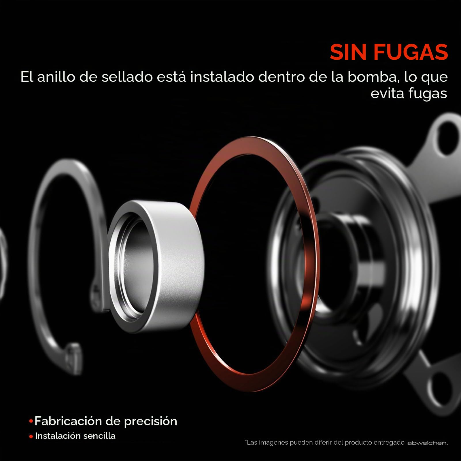 Frankberg Bomba servo Bomba de dirección Gasolina Compatible con Accord VII CL CN 2.0L-2.4L 2003-2008 Accord VII Tourer CM CN 2.0L-2.4L 2003-2008 Replace# 56110RBAE01