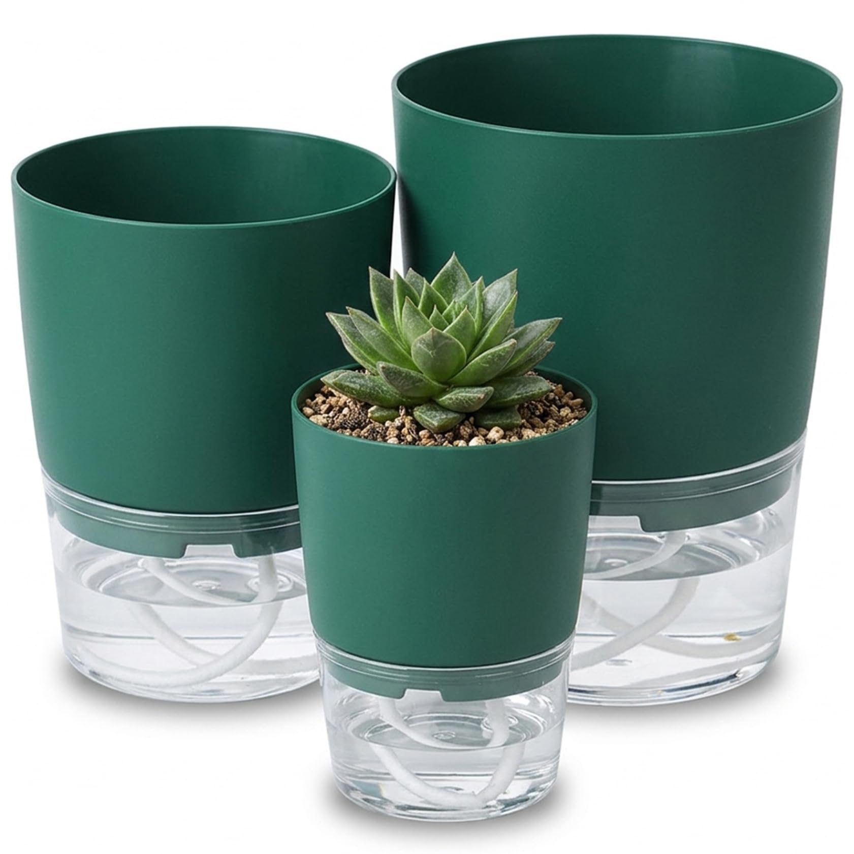 Pots de fleurs à arrosage automatique pour éviter le flétrissement des plantes