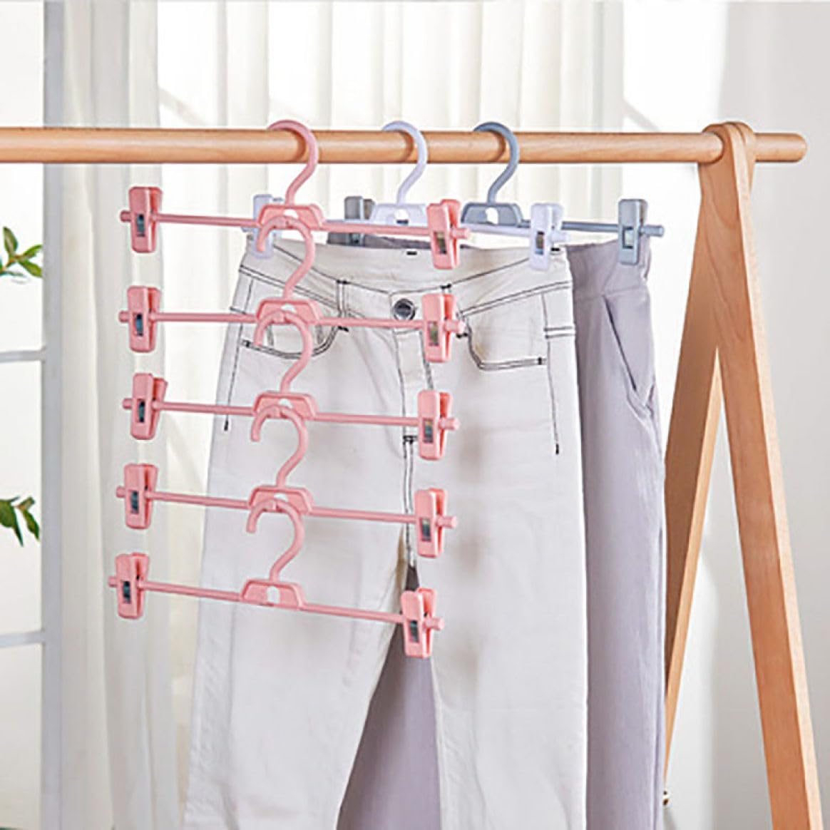 pinron様 リピート 30本 パンツ スカート ボトムハンガー 1949円