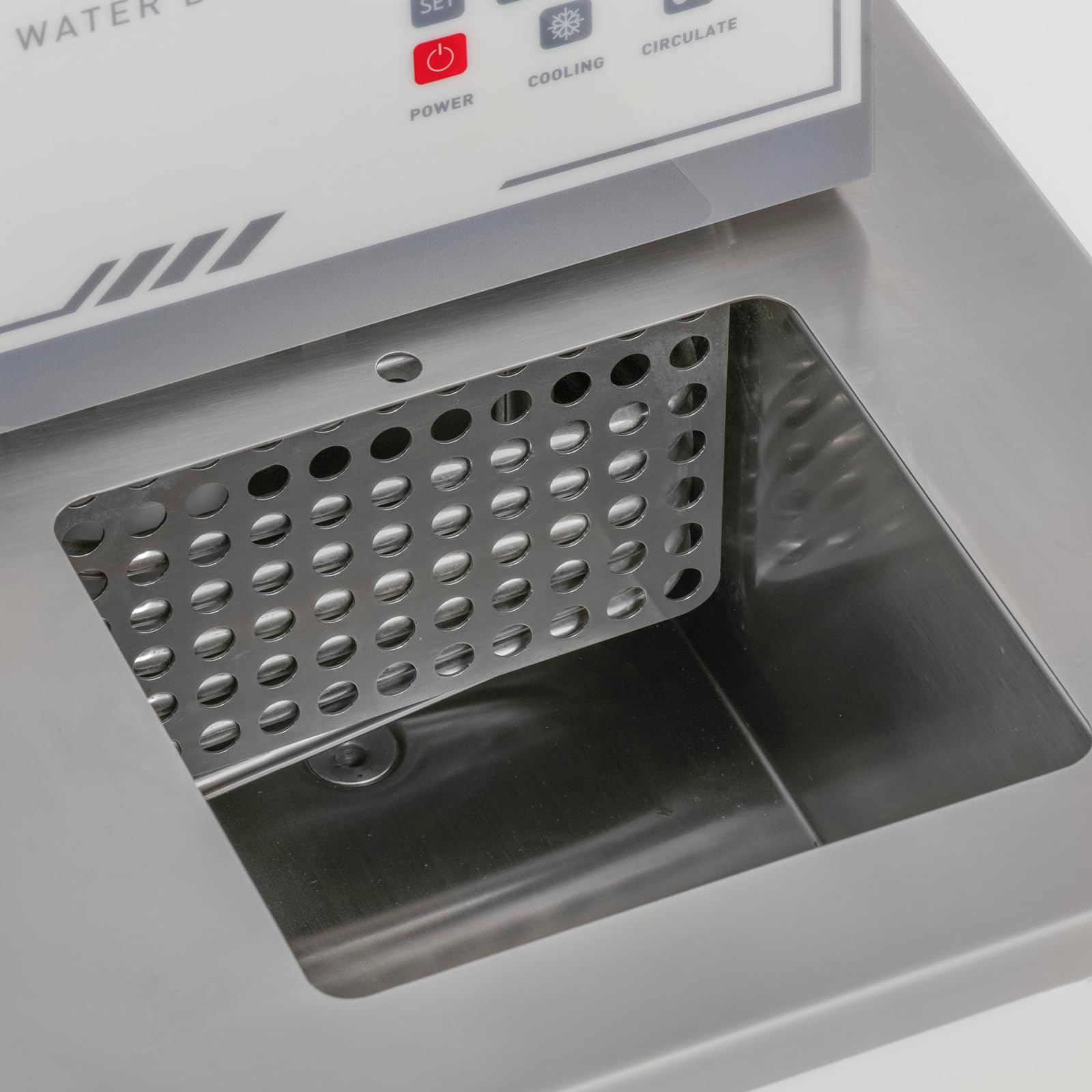 Steinberg Systems Thermostatisches Wasserbad digital 6 l -20 bis 100 °C 180 x 160 x 150 mm Labor-Wasserbad Thermostatbad Umwälzwasserbad Laborbad