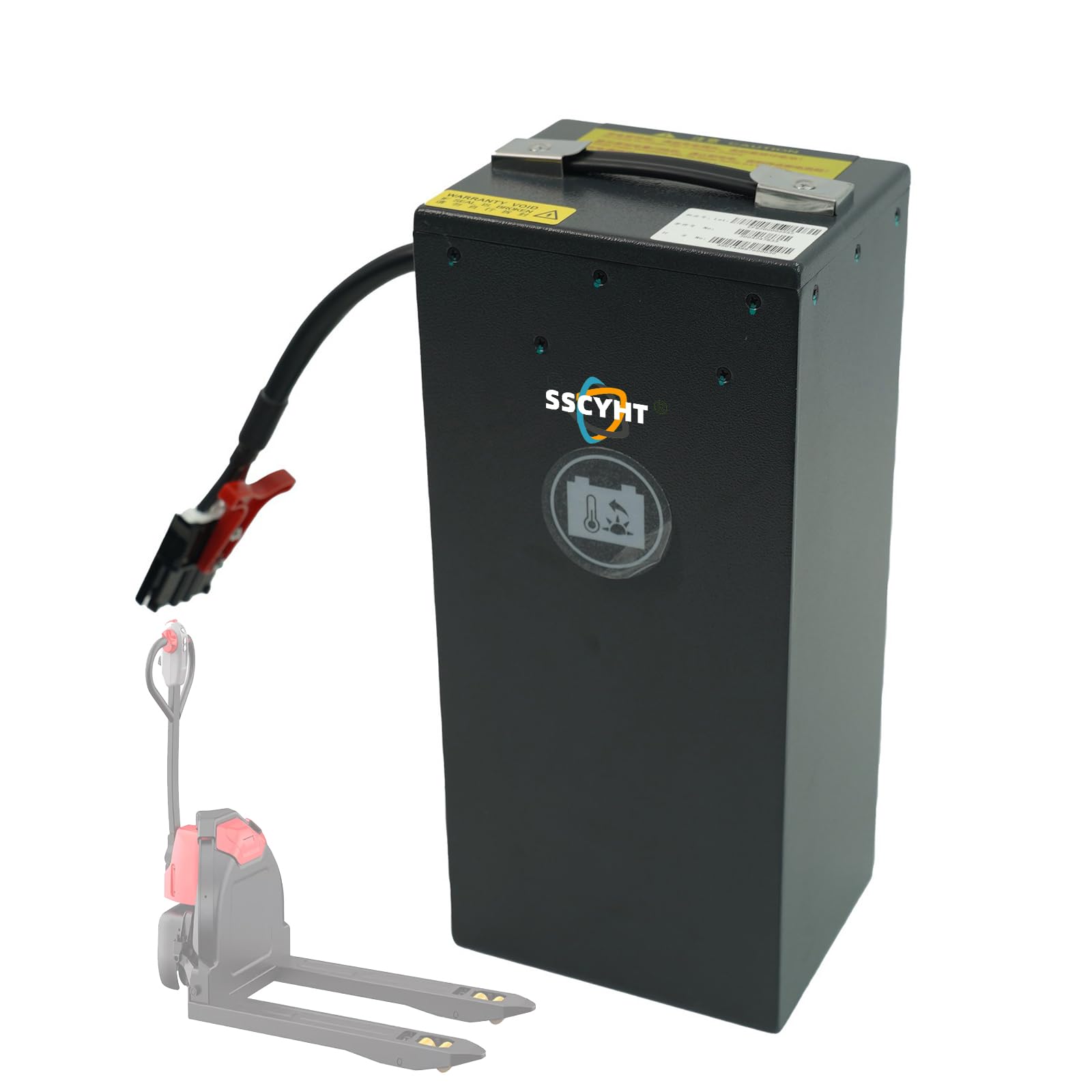 Batteria Litio 48V 30Ah con Can per transpallet Elettrico MT15ALI/KBP20ALI | Batteria LiFePO4 sostitutiva per transpallet elettrico, portatile e rimovibile, con connettore SBS75X