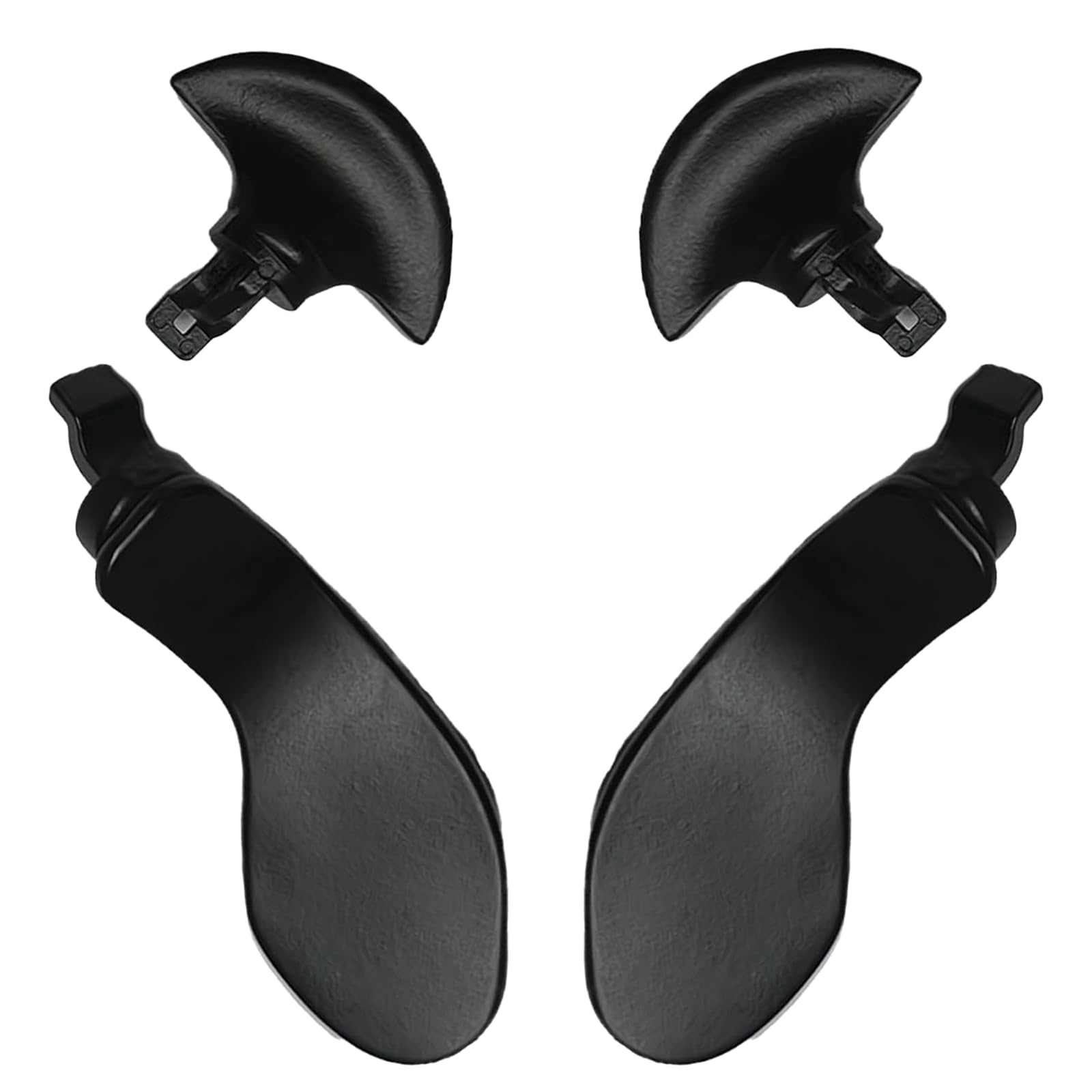 4PCS Back Paddles for PS5 DualSense Edge Controller Interchangeable Metal Rear Paddles Metallic Rear Paddles Trigger Buttons Replacement