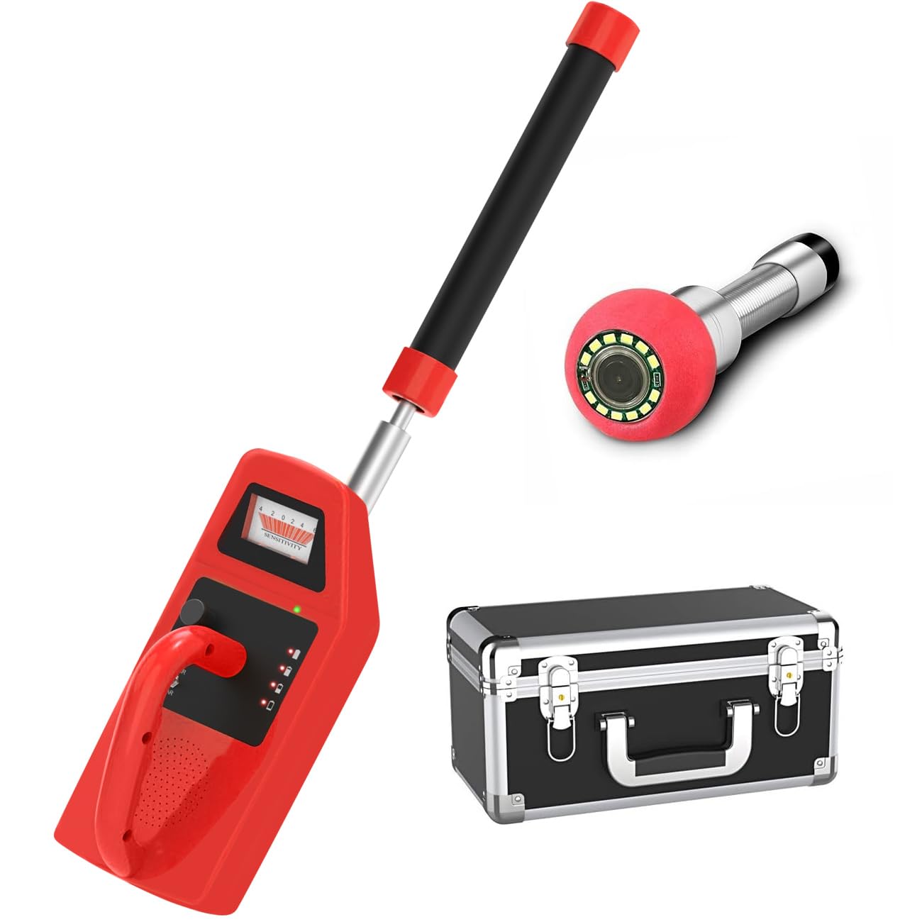 Anysun 512hz Locator and 512hz Sonde Transmitter Kit for Sewer Inspection Camera, Sewer Camera Accessories with 512hz Pipe Locator Receiver Only for Anysun HBUDS IHBUDS Pranite