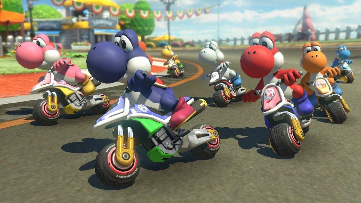 Consola Nintendo Switch - Color Azul Neón/Rojo Neón + Super Mario Bros. Wonder + Mario Kart 8 Deluxe