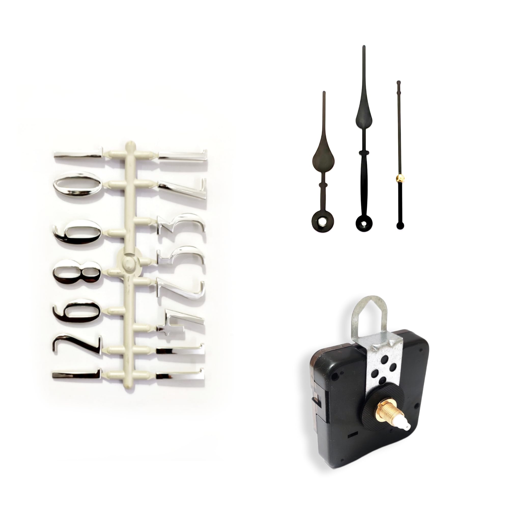 EPOXY FUSION Wall Clock Movement with Numbers, Numerical Clock Mechanism, DIY Clock Mechanism Kit, Clock Mechanism Set with Numbers and Hands, Wall Clock Machine (151) (Black State Pati Set of 1) (B0C8JZRCTS) Amazon Price History, Amazon Price Tracker