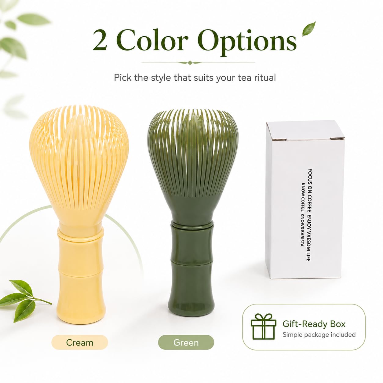 Traditional Matcha Whisk - Durable & Dishwasher Safe -8